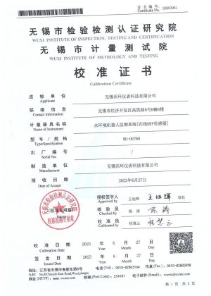 Calibration-Automatic Water Quality Analysis ( Online ORP Sensor)