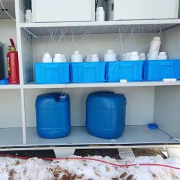 Station zur Überwachung der Wasserqualität